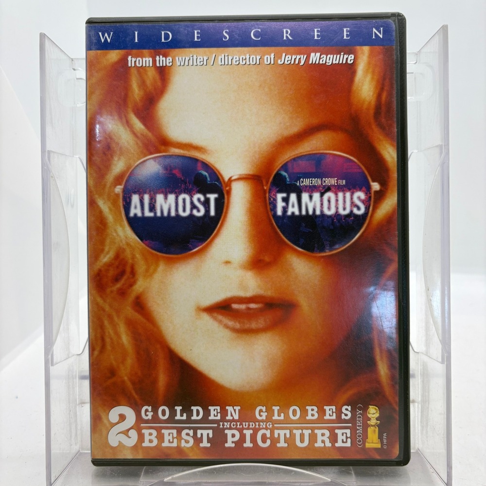 Almost Famous DVD Widescreen Cameron Crowe Kate Hudson 2000 Movie 87818
